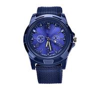 Eighosee Reloj de punto, reloj deportivo de las fuerzas marinas y aéreas, color azul, azul