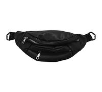 Eighosee Riñonera de piel sintética para mujer, bolsa de pecho con cinturón, bolso cruzado de hombro, color negro, Black, Talla única