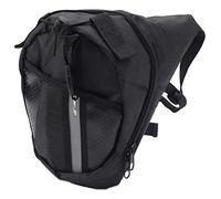 Eighosee Riñonera unisex para motocicleta, con cinturón de muslo, para exteriores, Black, Talla única