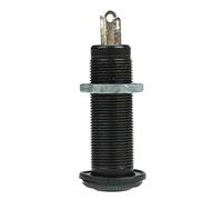 Eighosee Salida de montaje empotrado para guitarra/cilindro, color negro