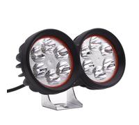 Eighosee Scooter EléCtrico LáMpara de LED Scooter SúPer Brillante 6 LED Antiniebla Luz de Trabajo 12-80V Scooter