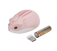 Eighosee Shape - Ratón inalámbrico de 2,4 GHz, color rosa, 1200 DPI, conexión USB, mouse para juegos, para PC, portátil, regalo para niños