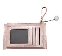Eighosee Simple Style - Monedero para mujer, mini monedero, tarjetero, color rosa, Polvo de perla, Talla única