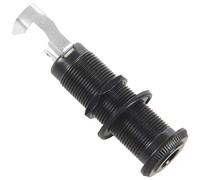 Eighosee Soporte empotrado cilíndrico negro para guitarra