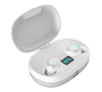 Eighosee T3S - Auriculares inalámbricos binaurales Bluetooth 5.0 Mini auriculares estéreo con pantalla de alimentación