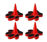 Eighosee TapóN para Soporte de Juguetes para Perros Compatible con TamañOs CláSicos XS una -L, Solo Incluye TapóN de PláStico para Patas, Paquete de 4