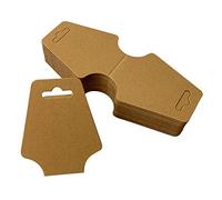 Eighosee Tarjeta de Papel de Embalaje de Collar de JoyeríA 100 Piezas Tarjeta de ExhibicióN Colgante de Papel