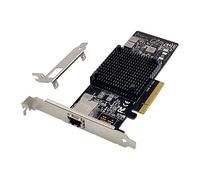 Eighosee Tarjeta de Red de Servidor X550-T1 PCI-E X8 Tarjeta de Red de Servidor de Puerto úNico Adaptador de Red Convergente RJ45 10GbE