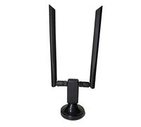 Eighosee Tarjeta de red inalámbrica 11AC de alcance de 1200 Mbps, USB 3.0, doble frecuencia, receptor WiFi 2.4G/5.8G, adaptador WiFi