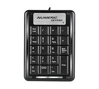 Eighosee Teclado numérico portátil de tipo universal asíncrono con tecnología sin interruptor