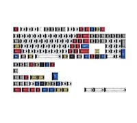 Eighosee Teclas PBT Estilo Cómic con Perfil Cherry, 141 Teclas, Compatibles con Interruptores Cherry MX para Teclados Mecánicos.