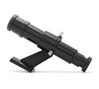 Eighosee Telescopio astronómico para buscador óptico con soporte de visión negro sin monocular 5 x 24