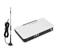 Eighosee Terminal InaláMbrico 4G DTMF para TeléFono Fijo de Escritorio Casete de Audio Tarjeta Celular TeléFono Fijo (Enchufe de la UE)