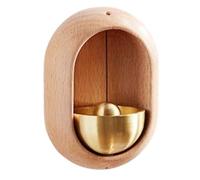 Eighosee Timbre de Entrada de Madera Japonés Dopamine, Timbre de Viento Inalámbrico con Forma de Pájaro, Decoración del Hogar, Apertura del Hogar, Colgante B