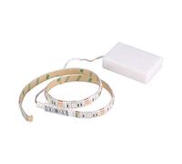 Eighosee Tira de luz LED flexible RGB impermeable IP65 15 LED CC 5 V con batería de controlador, cinta LED, tiras de luz para TV, armario, bicicleta, actividades al aire libre, decoración (0,5 m)