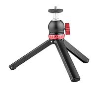 Eighosee Trípode de escritorio para teléfono móvil, soporte en , cámara réflex giratoria, de metal, mini trípode