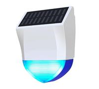 Eighosee Tuya Smart Zigbee Sirena Alarma Impermeable Exterior con Fuente de AlimentacióN Solar y USB Control Remoto WiFi Alarma Sirena Solar