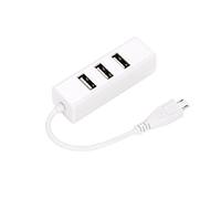 Eighosee USB 2.0 -USB Cuatro HUB One Four OTG HUB con carga OTG Small row Hub ()