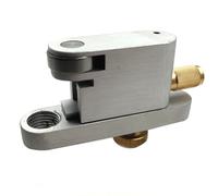 Eighosee Violín Purfling Groover Jig Violín Borde Boca Enrutador Guía Herramienta Violín Fabricación Luthier Herramienta Plata