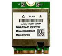 Eighosee Wireless Hackintosh Bcm94352Z Bcm94360Ng Tarjeta WiFi Ngff M.2 1200 Mbps Bluetooth 4.0 Ngff 802.11Ac Adaptador WLAN Dw1560