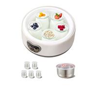 Eighosee Yogurtera Eléctrica Multifunción de 36 Horas con Control de Temperatura y Tiempo Ajustables, Enchufe Europeo.