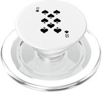 Eight of Spades - Divertidos Disfraces de Halloween fáciles en la Parte Delantera y Trasera PopSockets PopGrip para MagSafe