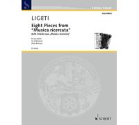 Eight Pieces from "Musica ricercata": arranged for accordion by Max Bonnay (1994). accordion (M III).