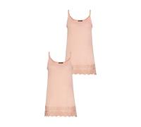 Eight2Nine Mujer Vestido 2 Piezas Top Espaguetis con Encaje