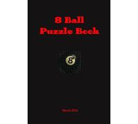 Eightball Puzzle Book March: 2026 (8 , 9, 10 Ball Puzzles 2026)