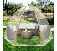 EighteenTek 9119#E6 Gazebos de Carpa de Burbujas, Unisex, Beige, 10’x10’ Bubble Tent