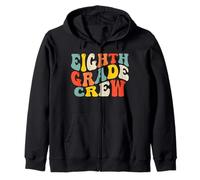 Eighth Grade Crew Back to School 8th Grade Teacher Boys Kids Sudadera con Capucha