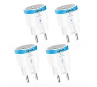 EIGHTREE Zigbee - Enchufe inteligente con medición de consumo de energía, 16 A, repetidor Zigbee, requiere hub, compatible con Home Assistant, Hubitat, SmartThings, Alexa