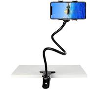 EightSpace Soporte Teléfono Móvil con Cuello de Cisne, Soporte para Teléfono con Clip, Hierro Universal Flexible Soporte Largo Flexible, para el Dormitorio, Oficina, Cocina, Coche