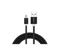 Eightt cable usb a lighting 2 metros trenzado nylon negro