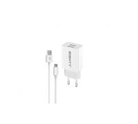 Eightt ecw-ip cargador de dispositivo móvil universal blanco corrient