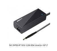 Eightt Cargador ESPECIFICO Compatible con HP 19,5V-3,33A 65W 4,8 * 1,7