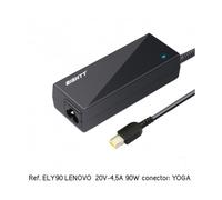 Eightt ely90 adaptador e inversor de corriente interior 90 w negro