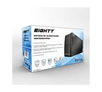 Eightt - ES650 sistema de alimentación ininterrumpida (UPS) En espera (Fuera de línea) o Standby (Offline) 0,65 kVA