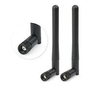 Eightwood 2.4G SMA WiFi Antena WLAN 3dBi Omni SMA Macho para Vigilancia Seguridad Cámara IP Grabadora Cámara de Visión Trasera Camión Remolque Monitor de Marcha Atrás