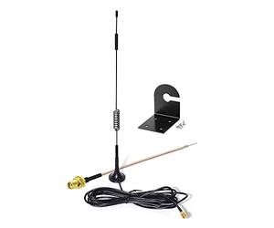 Eightwood 868mhz Antena 7dbi +SMA Cable 15cm+ Antena Montaje Base Soporte L Soporte for 4G Antena inalámbrica Homematic CCU2 CC1101 Sistema Fibaro Home Center 2 TP Enlace Dlink Belkin