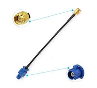 Eightwood Adaptador de Antena GPS Fakra C a Conector SMA Piggear Cable RG174 15 cm 6 Pulgadas para el automóvil Módulo GPS Antena de rastreo Sistema de navegación GPS Receptores GPS