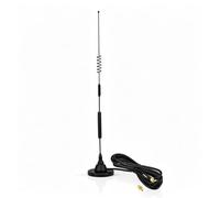 Eightwood Antena 4G LTE de 10 dBi de alta ganancia con adaptador TS9, doble banda de 700 - 2700 MHz, base magnética de 7 cm y cable RG58 de 3 m, conector SMA, antena omnidireccional, resistente al
