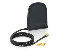 Eightwood Antena 5G LTE 4G 10dBi SMA Conector Dual Banda MIMO Antena con Base Magnética Omnidireccional + Cable de 2 M para gsm Mobile Hotspot Router CPE Cámara de Vigilancia IoT Smart Home