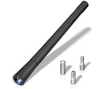 Eightwood Antena Coche Antena Coche Universal FM Dab 17,5 cm Antena Techo Antena Radio Coche con Fuerte Recepción FM/Am/Dab