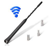 Eightwood Antena Coche Universal Antena Radio Techo Antena 23cm Universal de Coche Repuesto con Aadaptadores M4,M5,M6 con Fuerte Función de Recepción FM/Dab