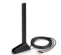 Eightwood Antena de placa base WiFi 7 para juegos, antena de base magnética de tres bandas con conector a presión para ASUS ROG Strix, TUF Gaming, ROG Crosshair, ProArt, Prime Series WiFi 7 placas