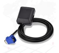 Eightwood Antena GPS Coche Adaptador Fakra C en ángulo Recto con Antena Fakra GPS 3m para Golf Sistema de navegación GPS Receptores GPS para automóviles Módulo de Seguimiento de Antena GPS