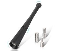 Eightwood Antena universal para techo de coche, 11 cm, con tornillos M6, M5, M4, recepción FM/AM