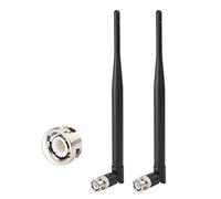 Eightwood BNC Antena 433MHz Antena 3dBi UHF Conector de Doble Banda BNC Macho 2 pcs para Radio Alinco Icom Uniden Scanner Receiver Ham Radio Receiver