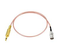 Eightwood BNC hembra a 3,5 mm 1/8 "mono TS macho enchufe estéreo adaptador coaxial cable de audio 1,6 pies
